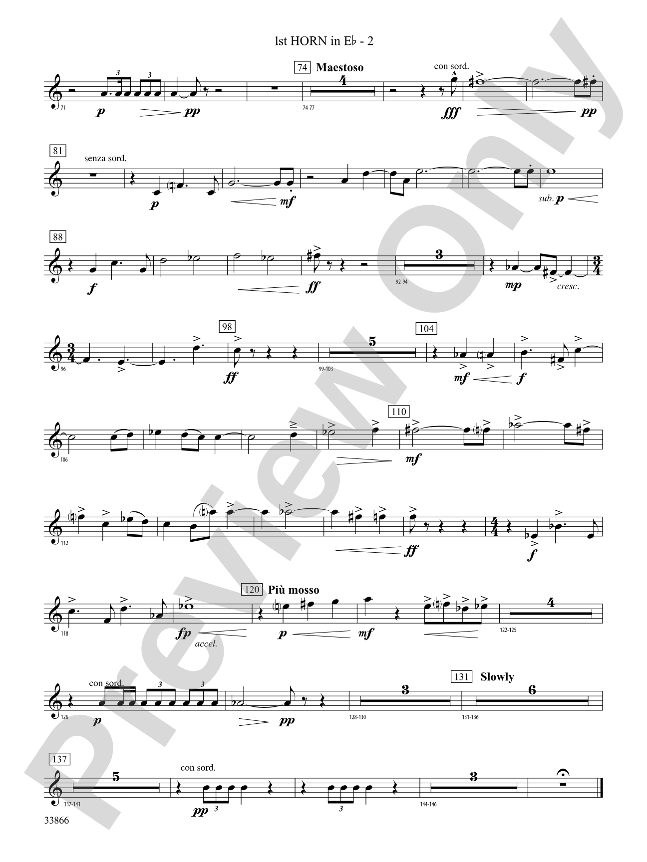 Atlantis: (wp) 1st Horn in E-flat