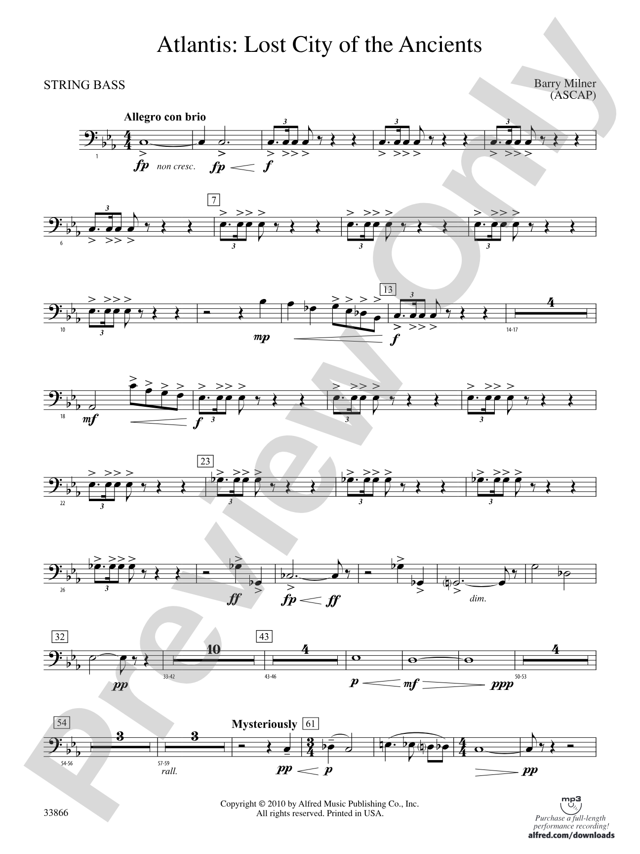 Atlantis: (wp) String Bass