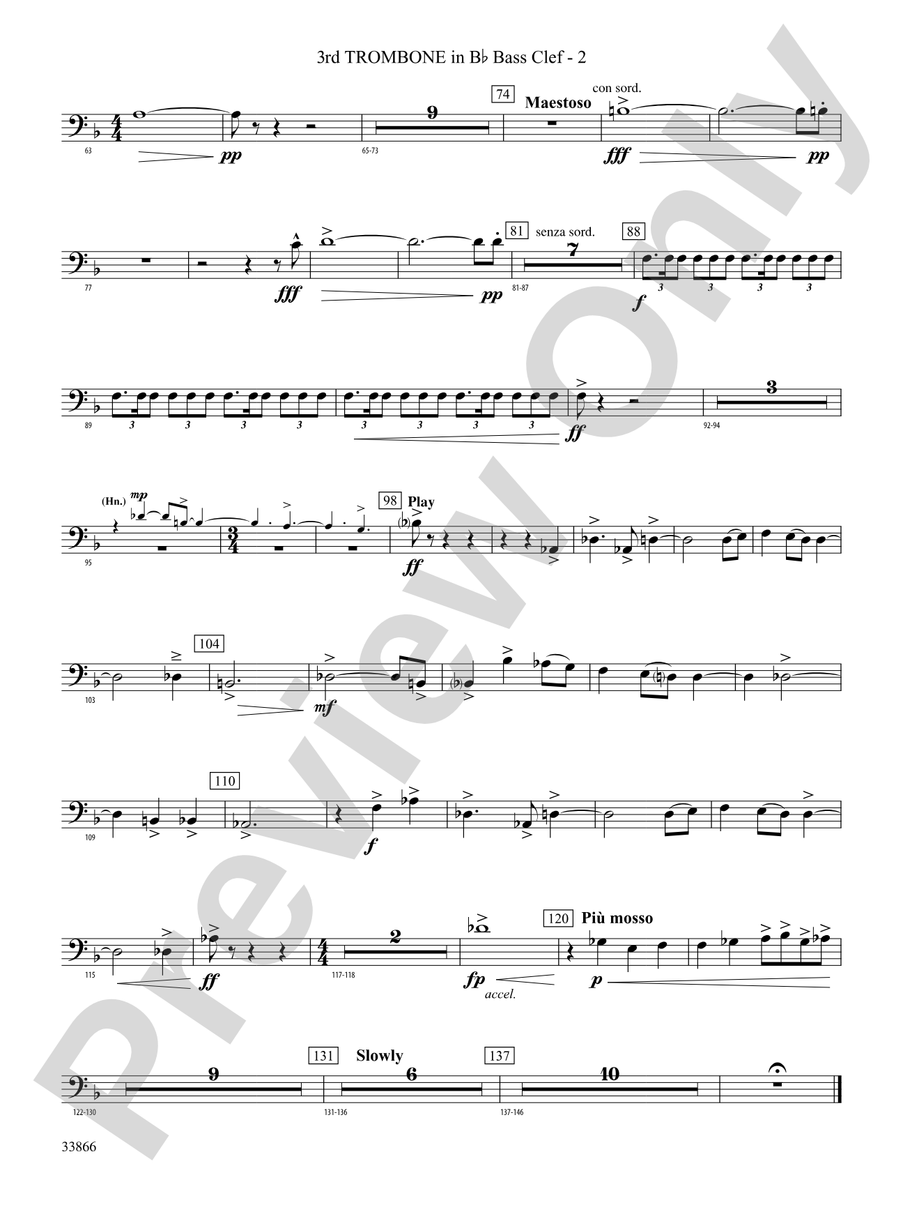 Atlantis: (wp) 3rd B-flat Trombone B.C.
