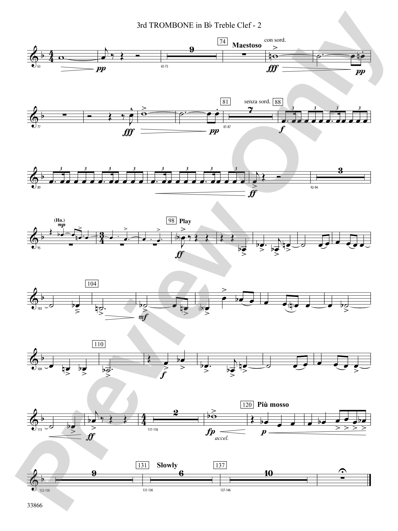 Atlantis: (wp) 3rd B-flat Trombone T.C.