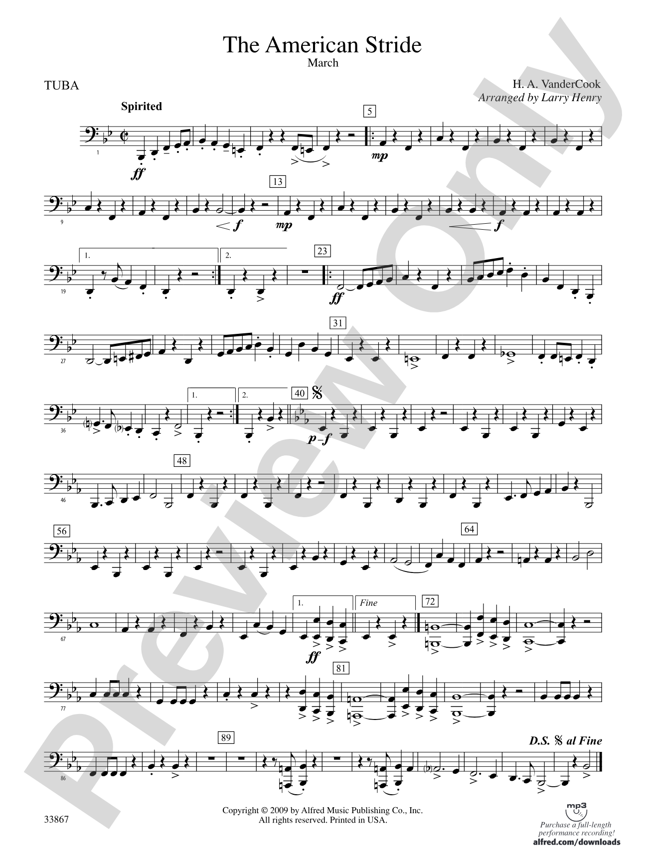 The American Stride: Tuba