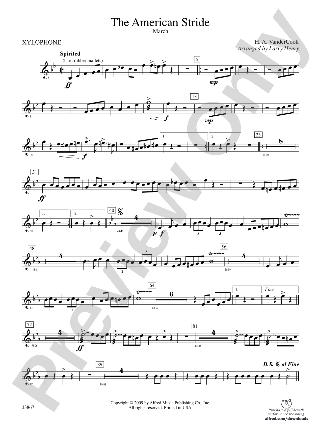 The American Stride: Xylophone