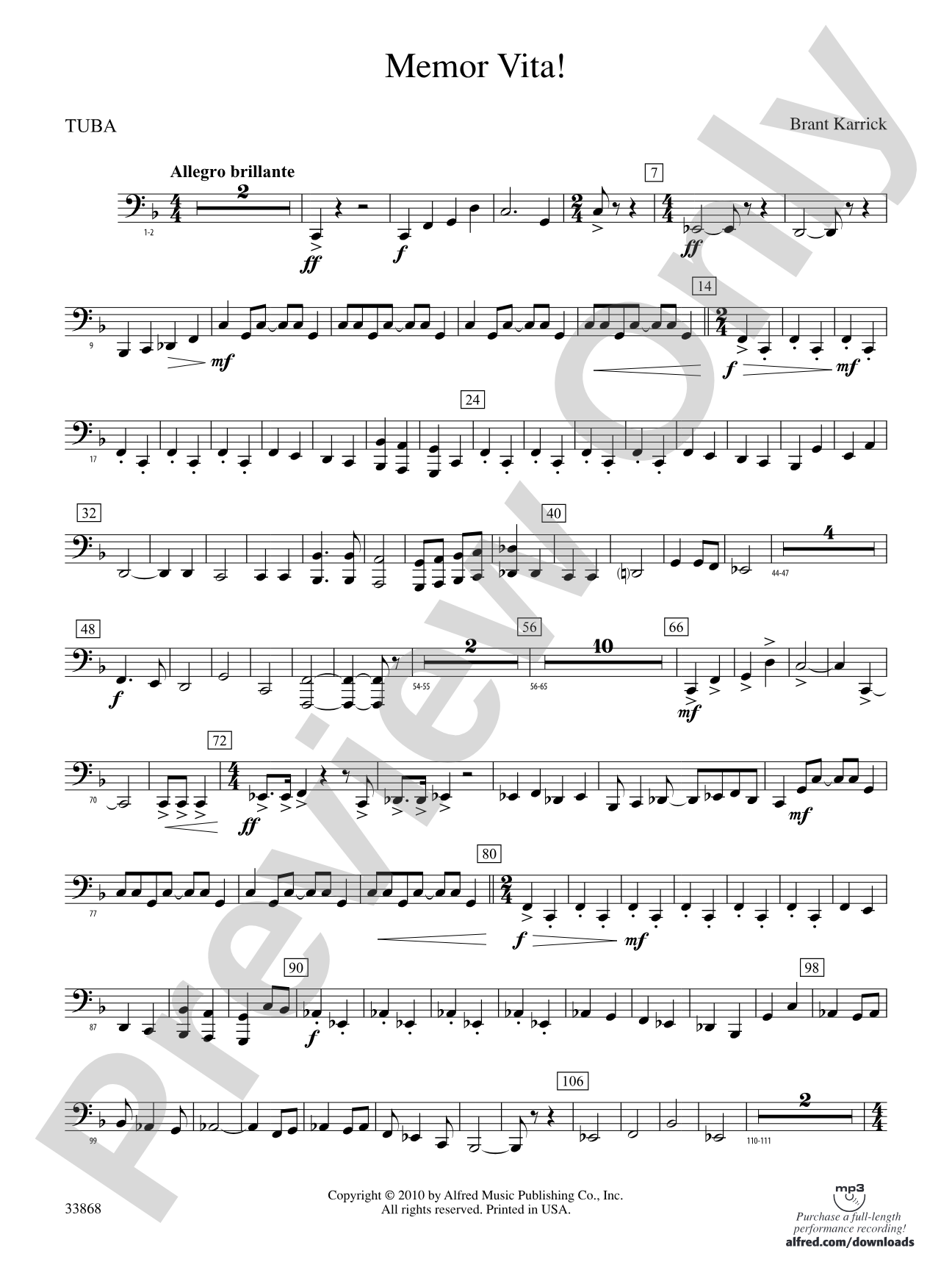 Memor Vita!: Tuba