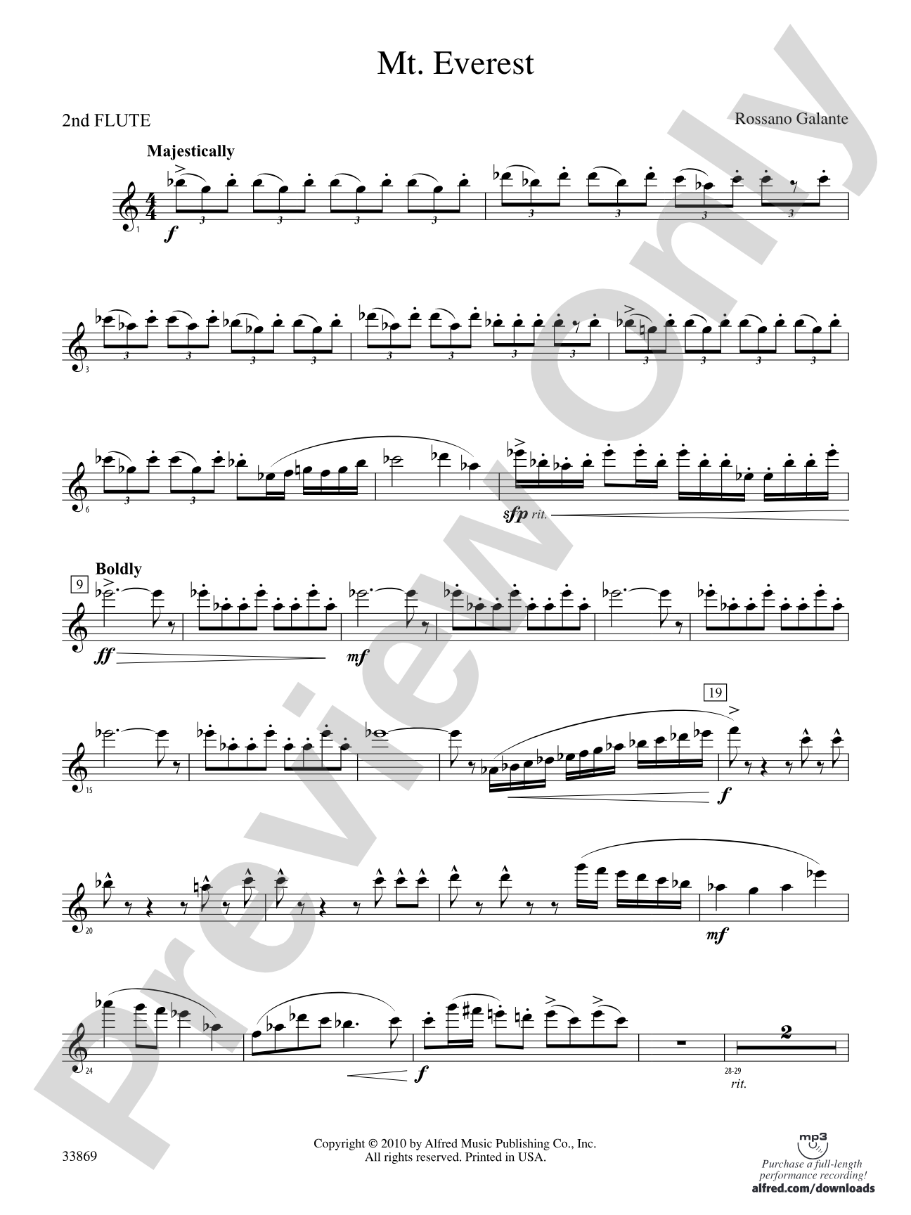 Mt. Everest: 2nd Flute