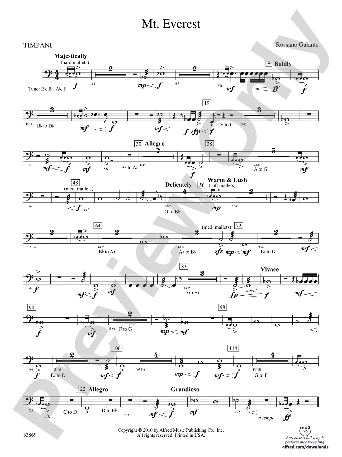 Mt. Everest: Timpani