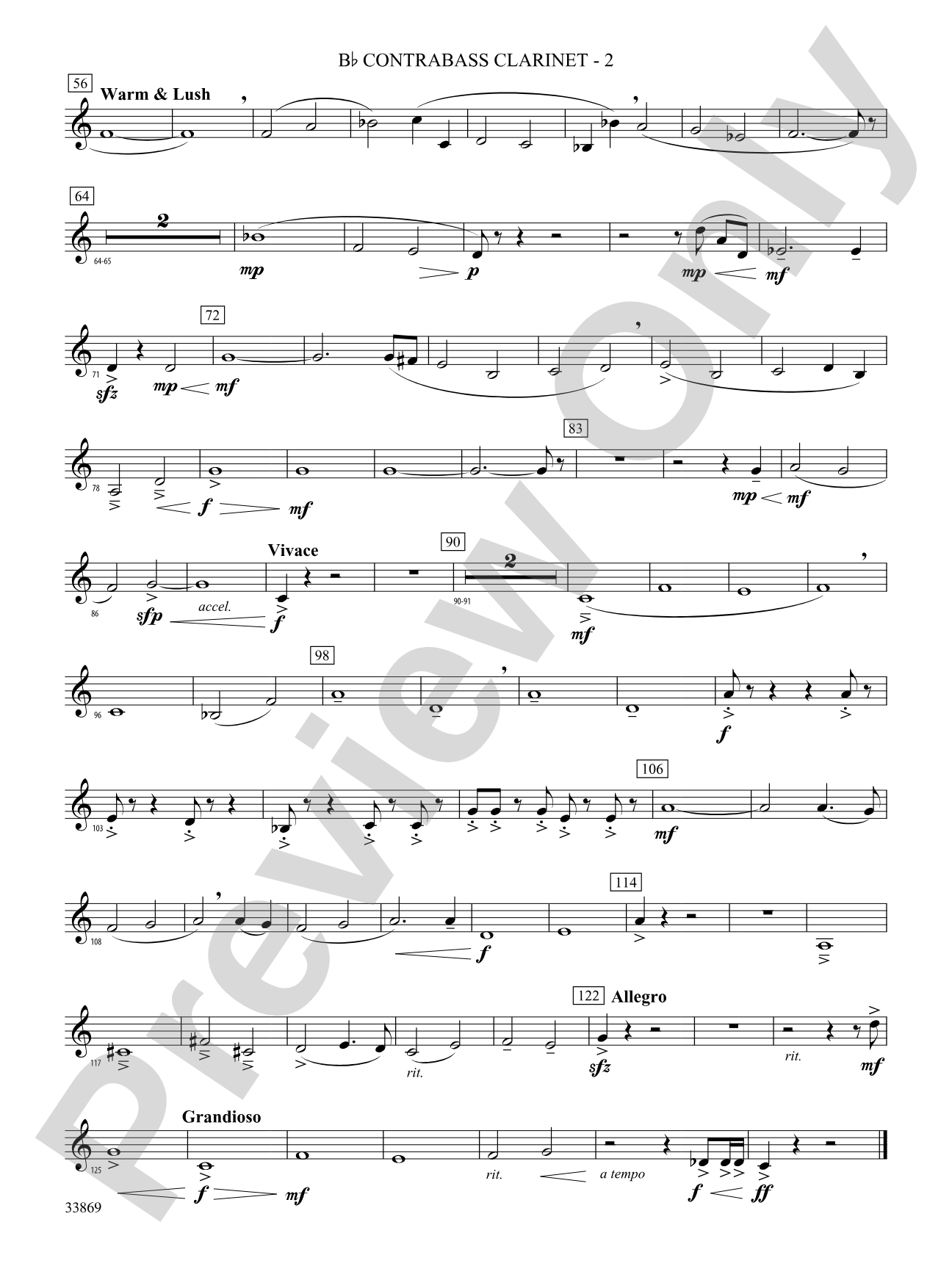 Mt. Everest: (wp) B-flat Contrabass Clarinet