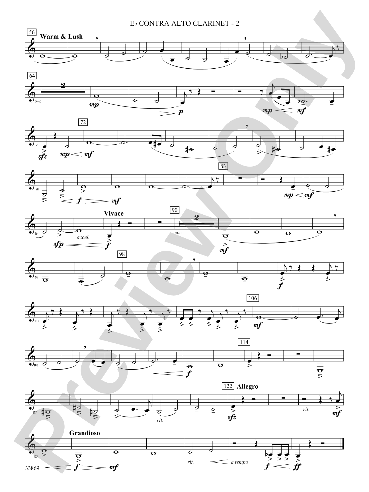 Mt. Everest: (wp) E-flat Contrabass Clarinet