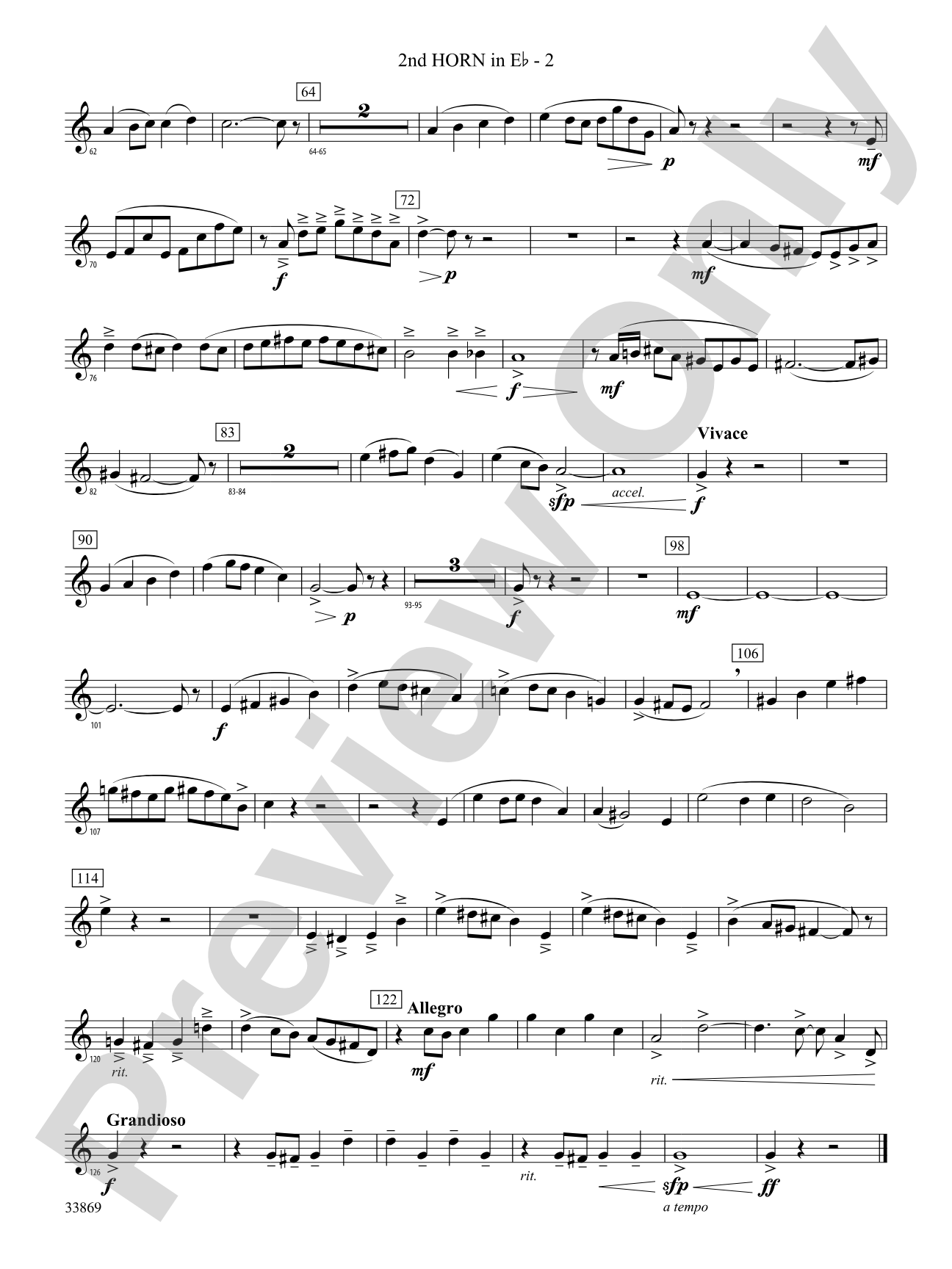 Mt. Everest: (wp) 2nd Horn in E-flat