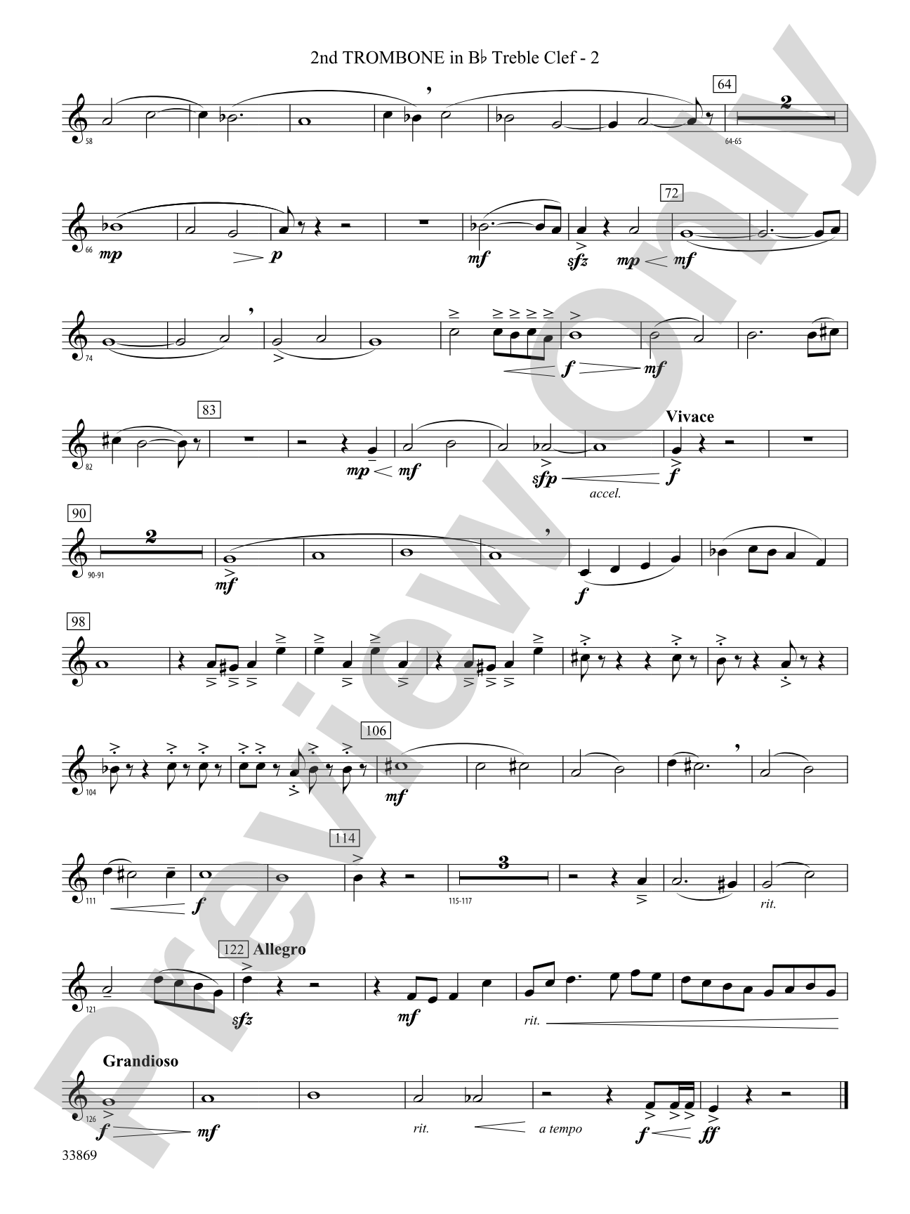 Mt. Everest: (wp) 2nd B-flat Trombone T.C.