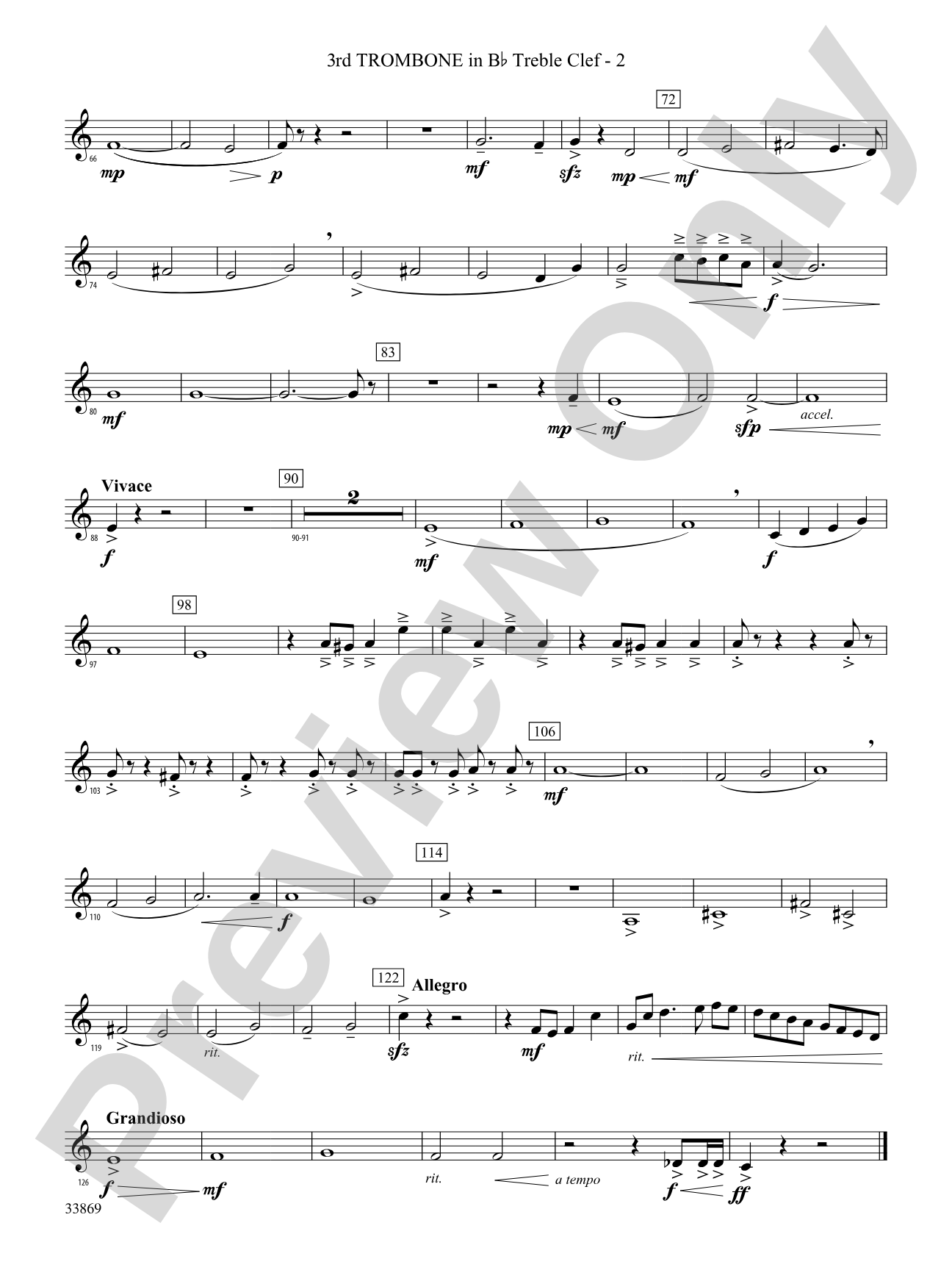 Mt. Everest: (wp) 3rd B-flat Trombone T.C.