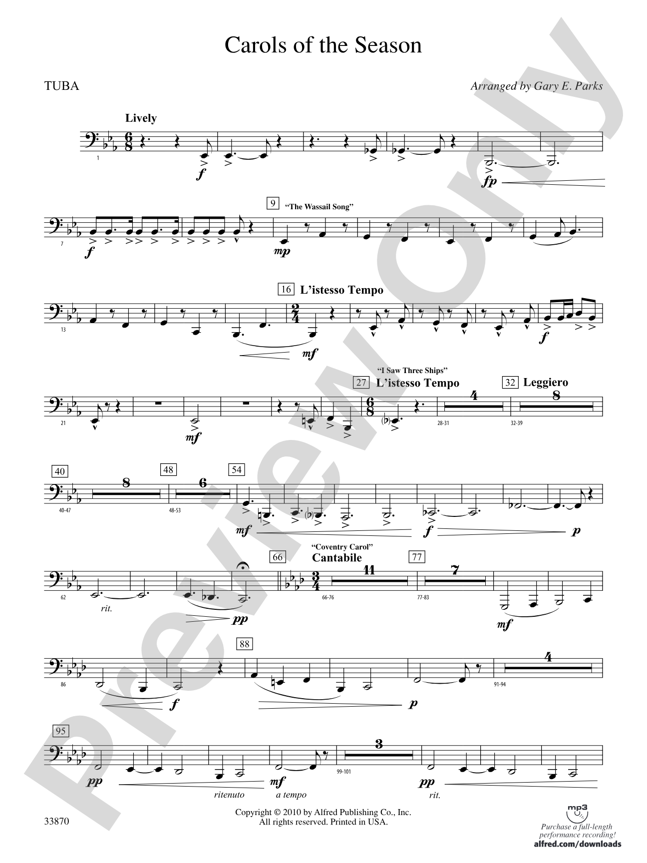 Carols of the Season: Tuba