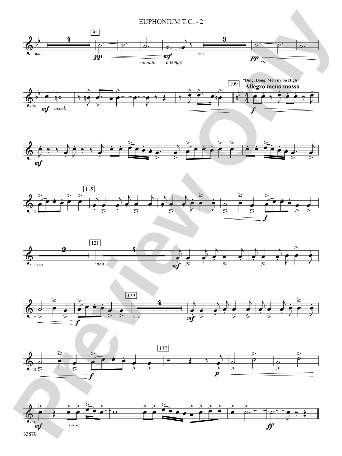 Carols of the Season: (wp) Baritone T.C.