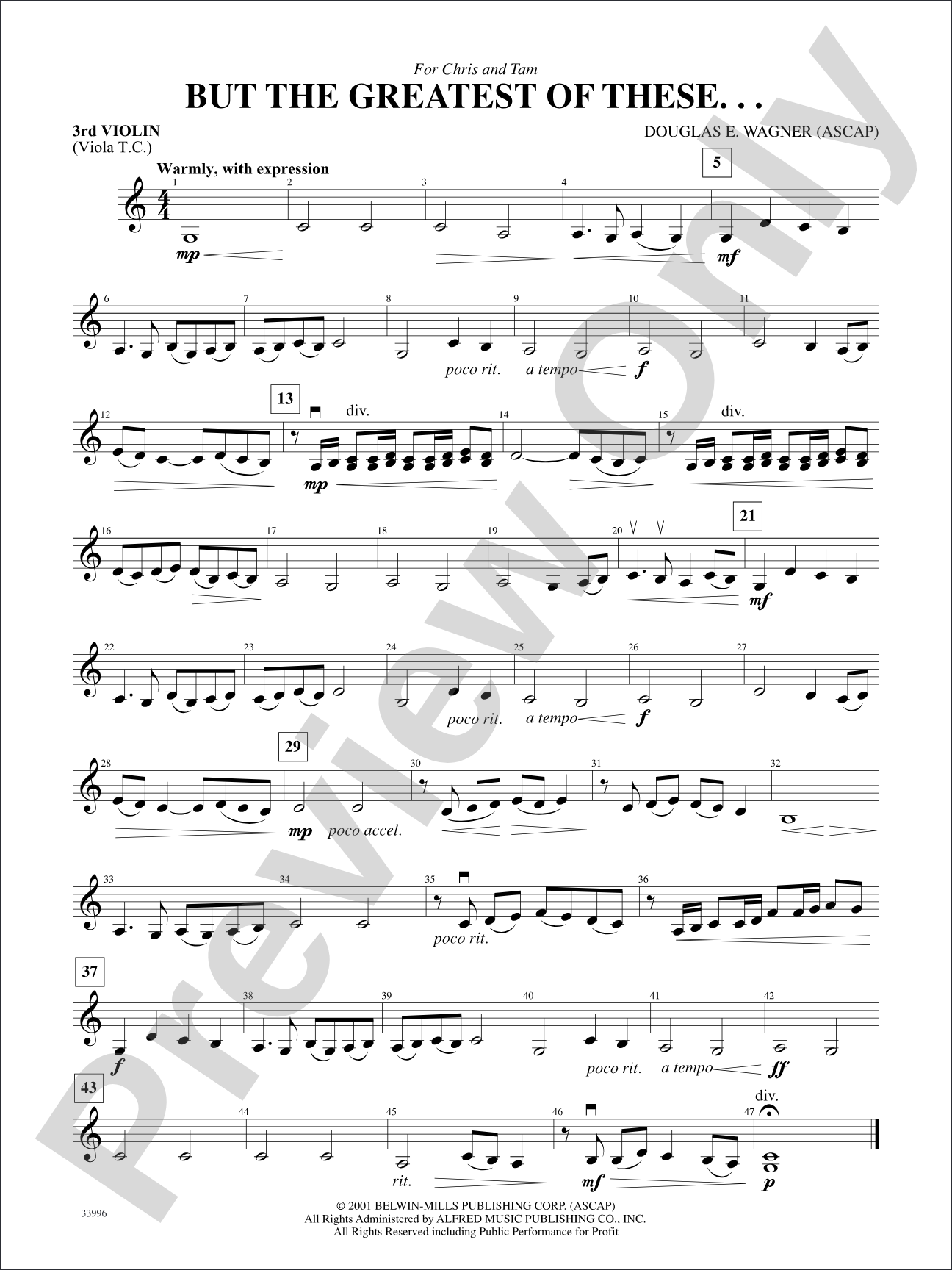 Classics for Contest: 3rd Violin (Viola [TC])