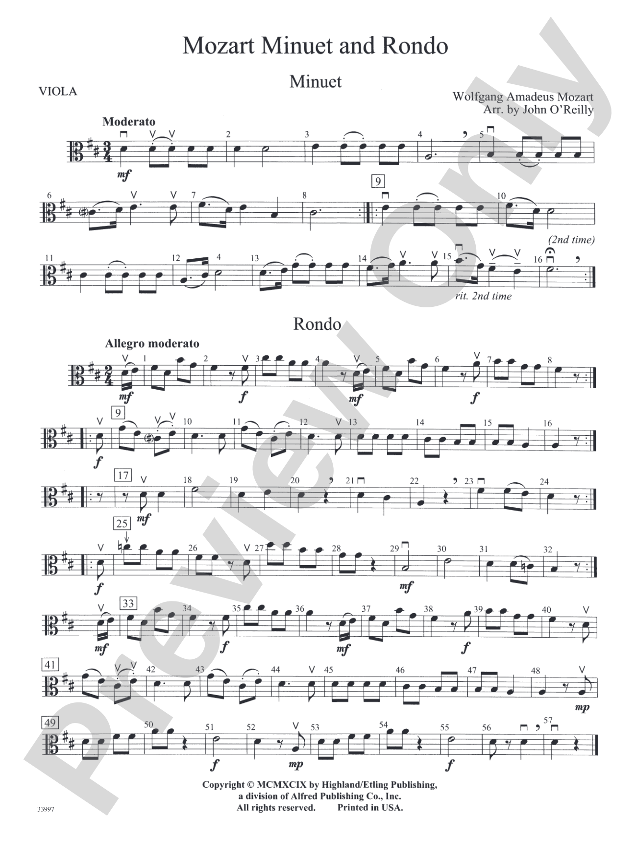 Mozart Classics: Viola