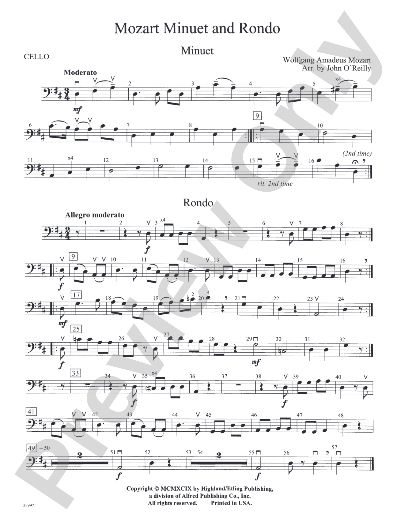 Mozart Classics: Cello