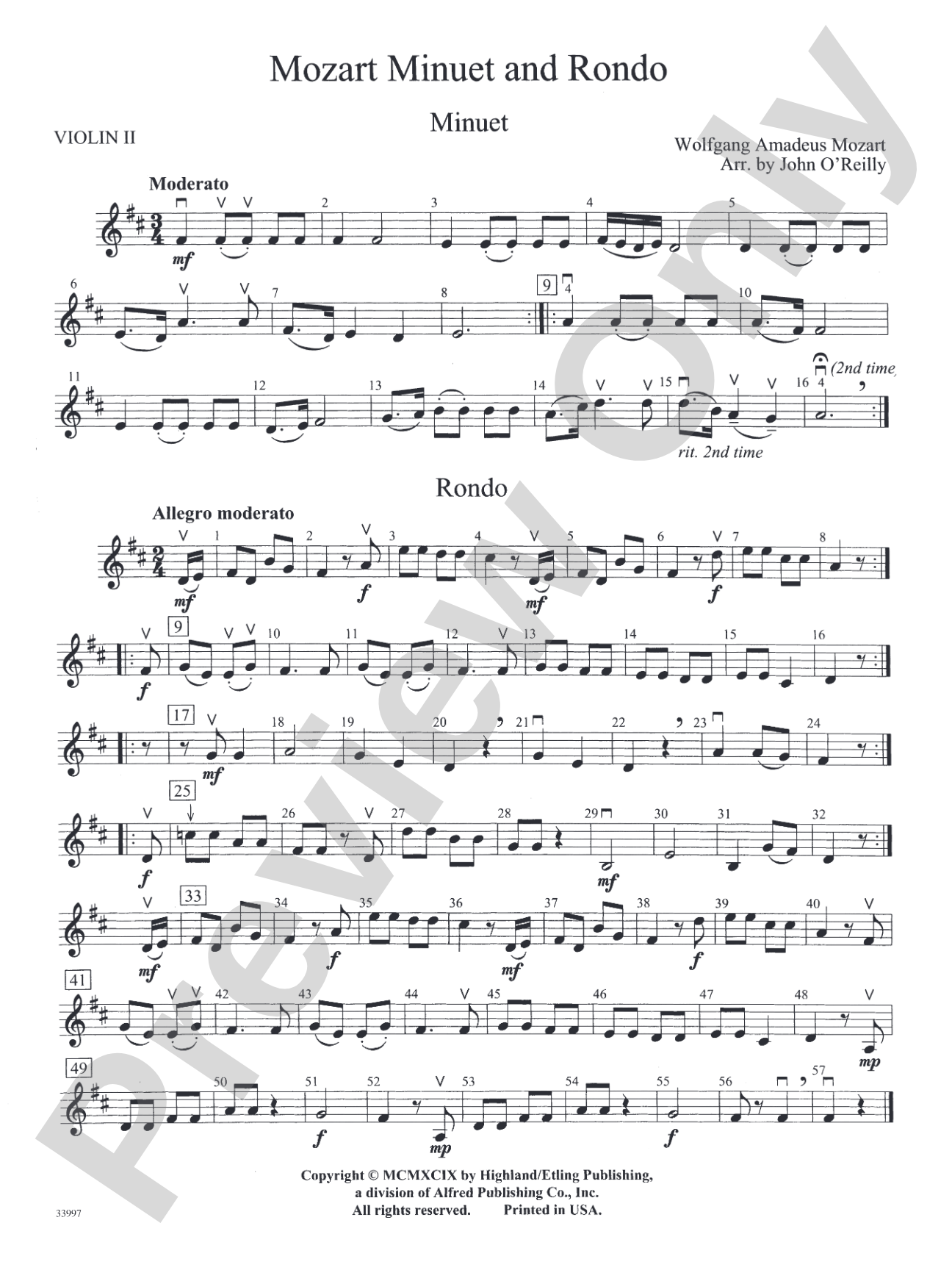 Mozart Classics: 2nd Violin
