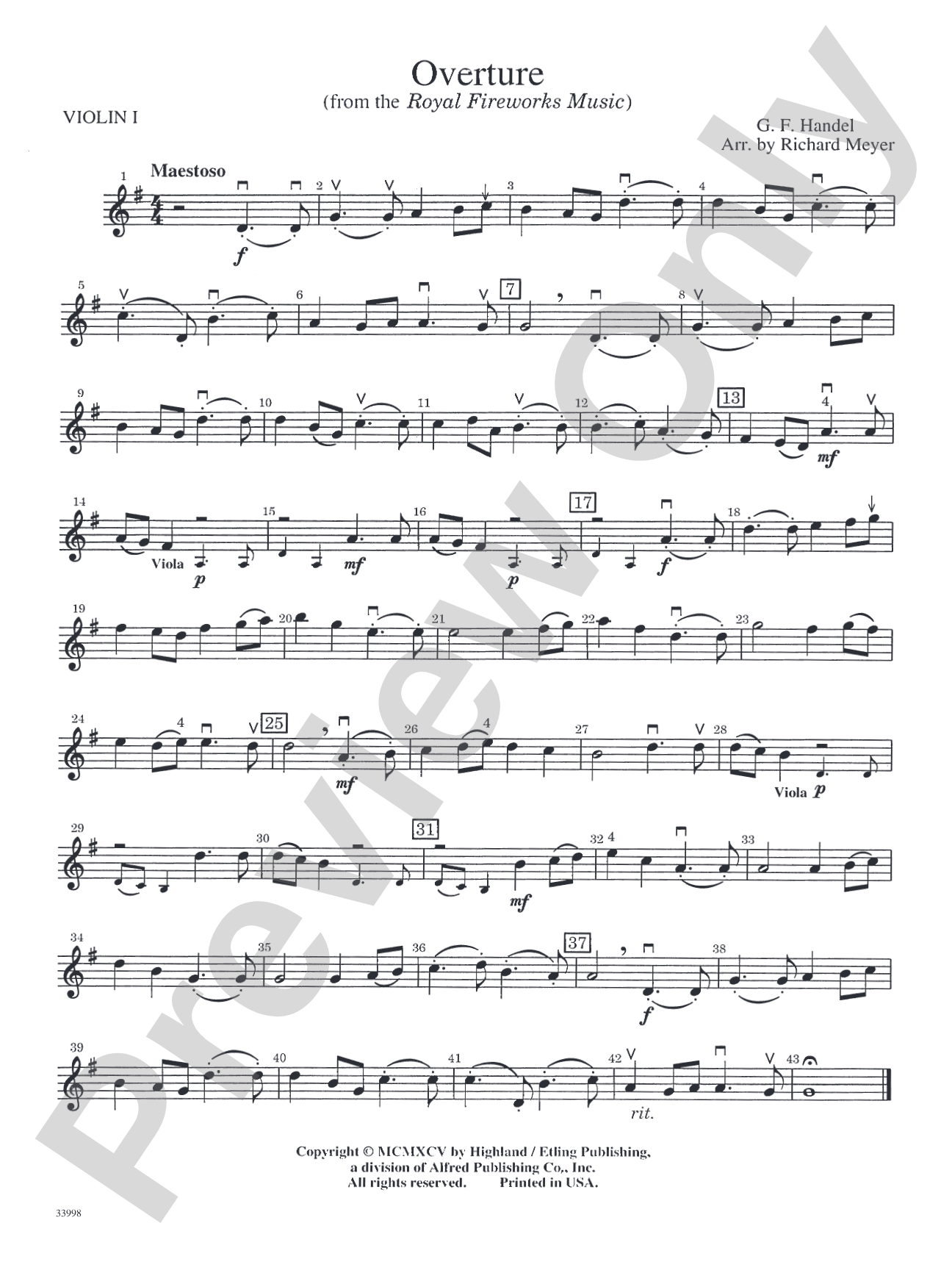 Classics for Contest: 1st Violin