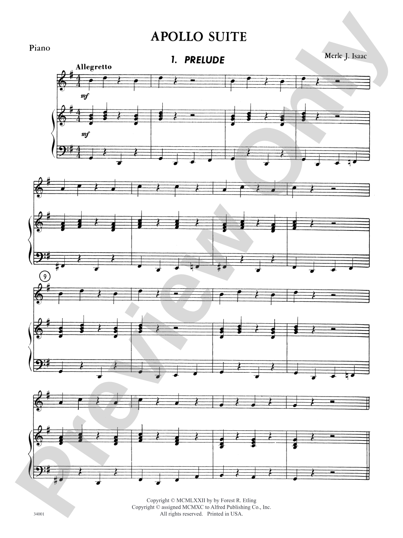 Classics from Merle Isaac: Piano Accompaniment