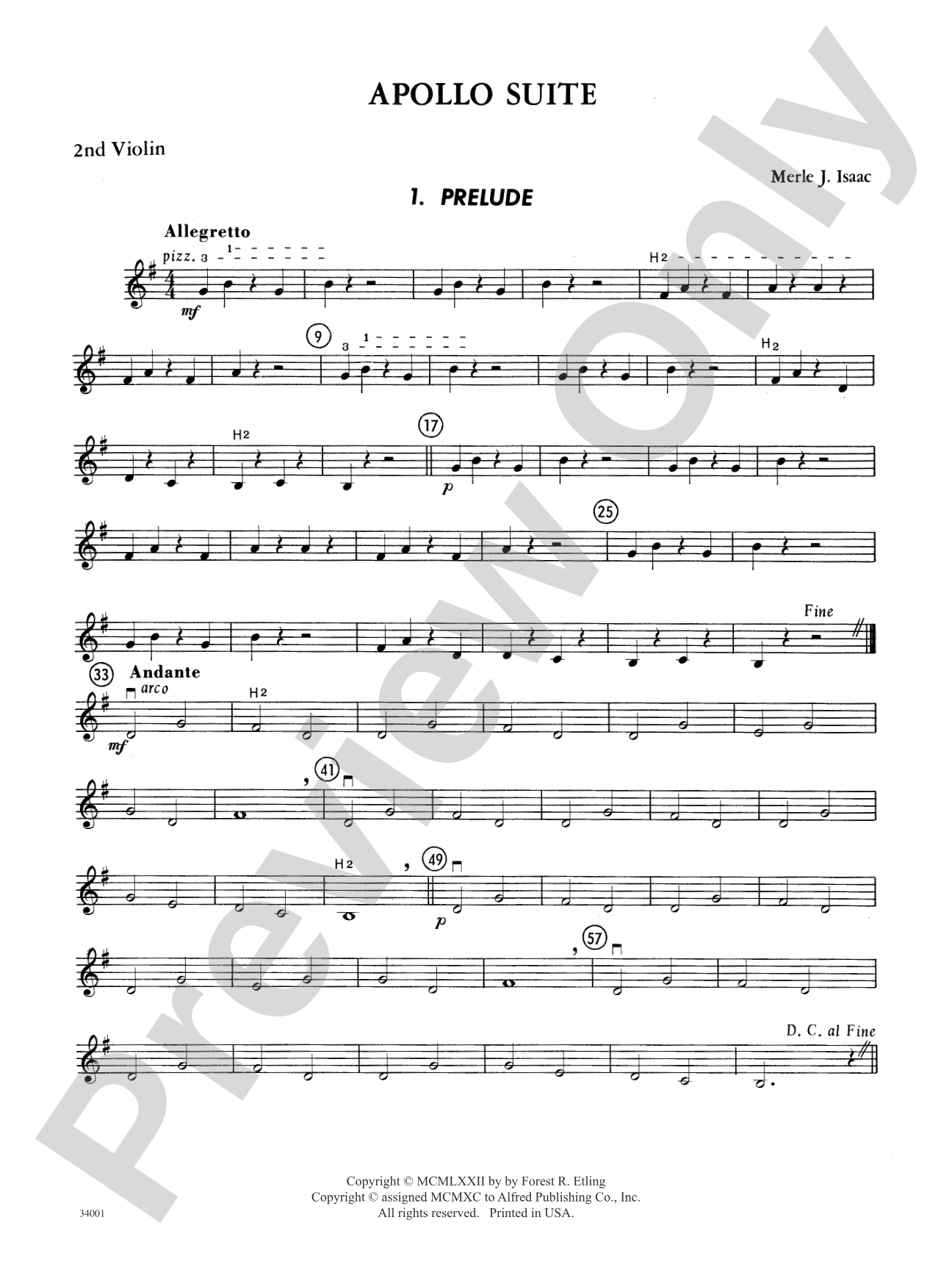 Classics from Merle Isaac: 2nd Violin