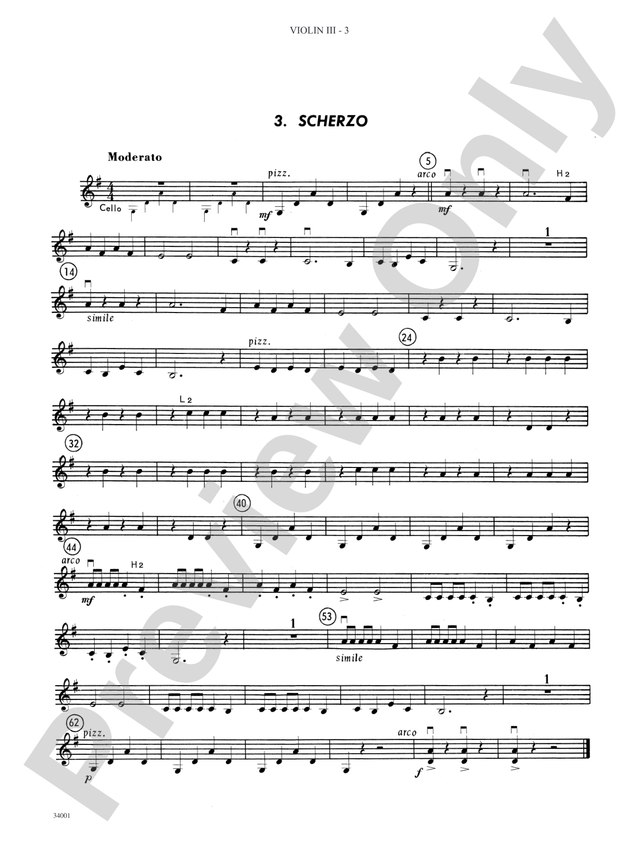 Classics from Merle Isaac: 3rd Violin (Viola [TC])