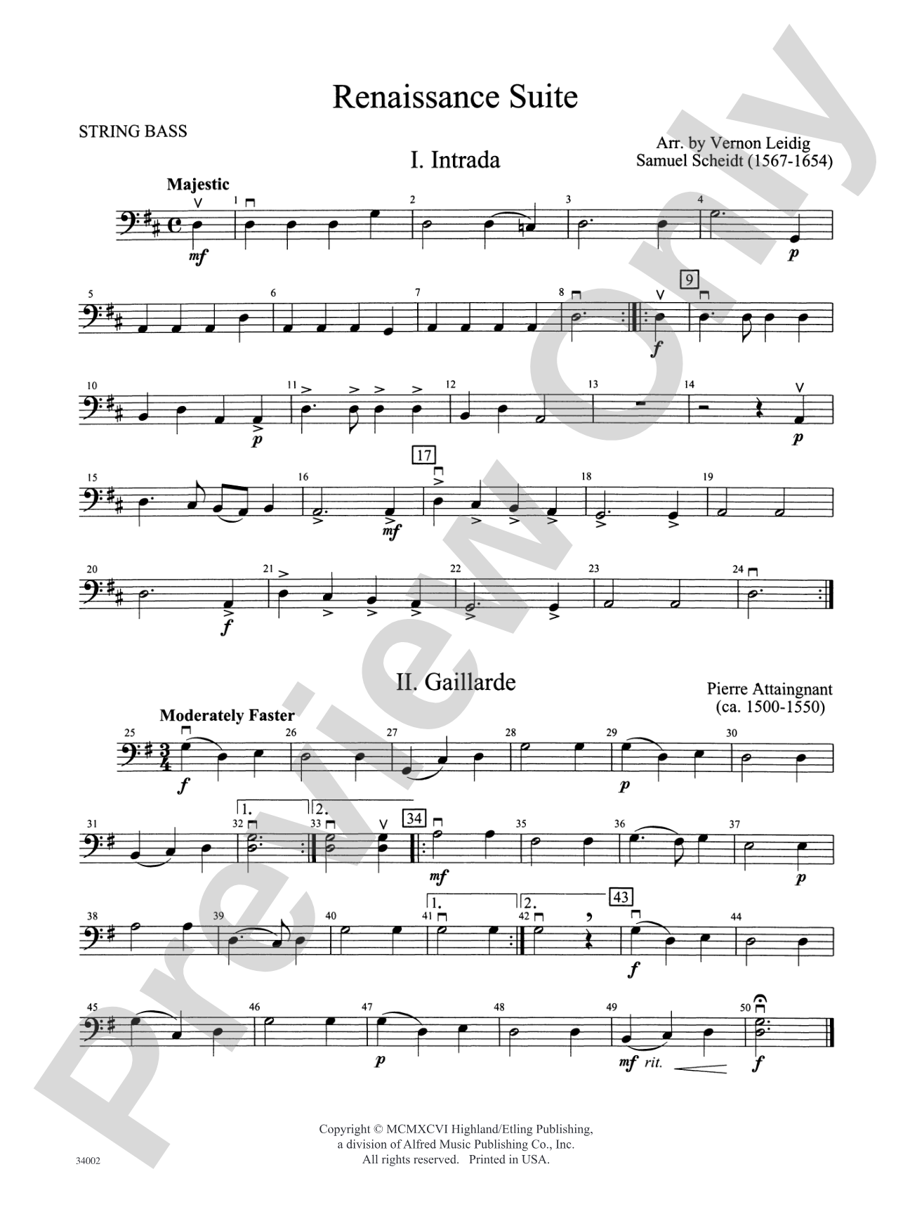 Classics for Contest: String Bass