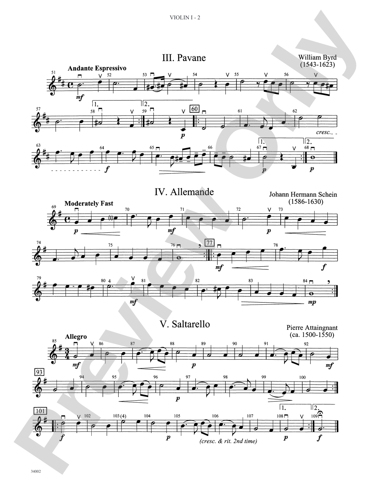 Classics for Contest: 1st Violin