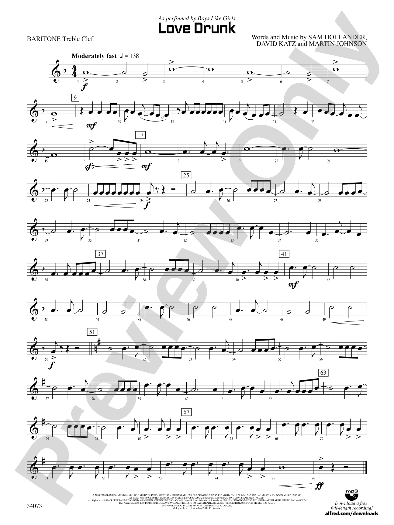 Love Drunk: Baritone T.C.
