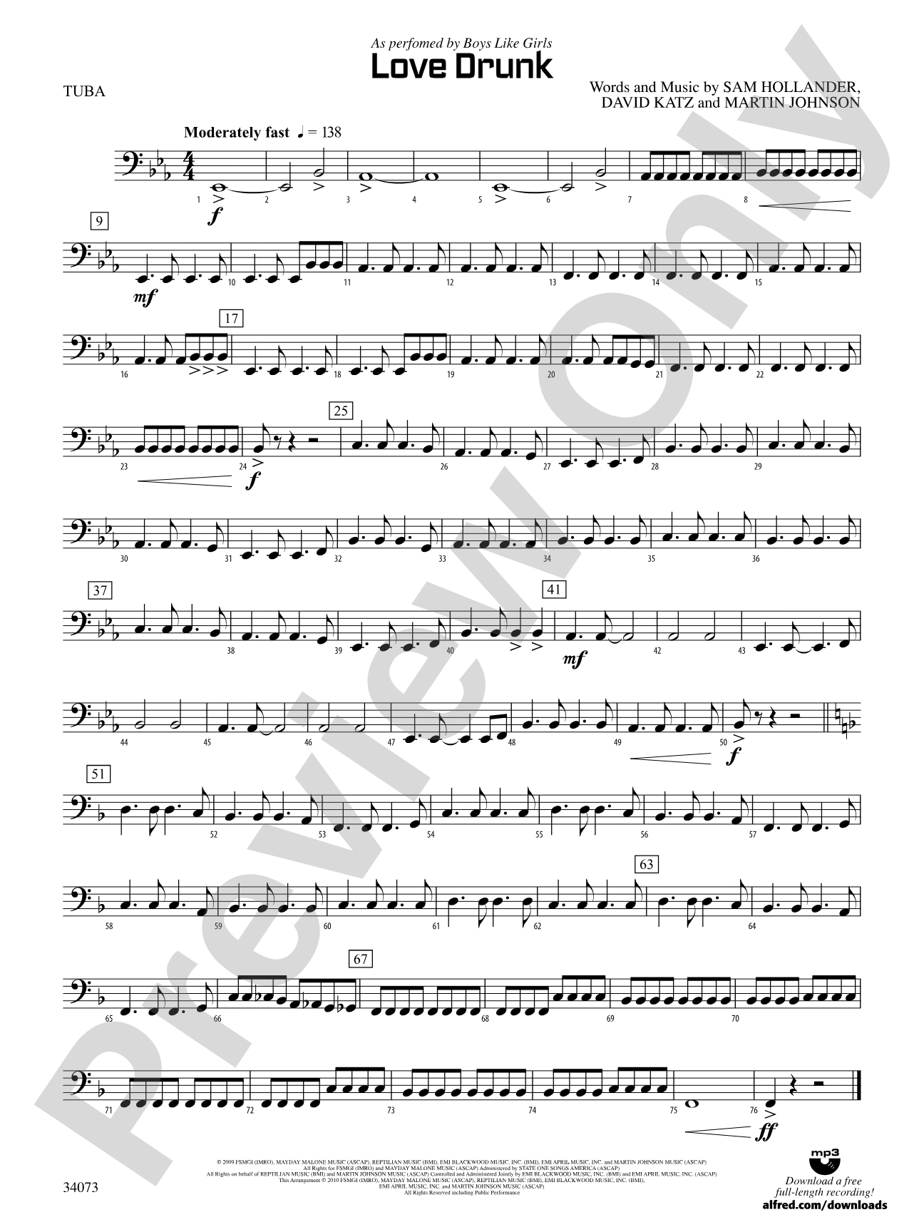 Love Drunk: Tuba