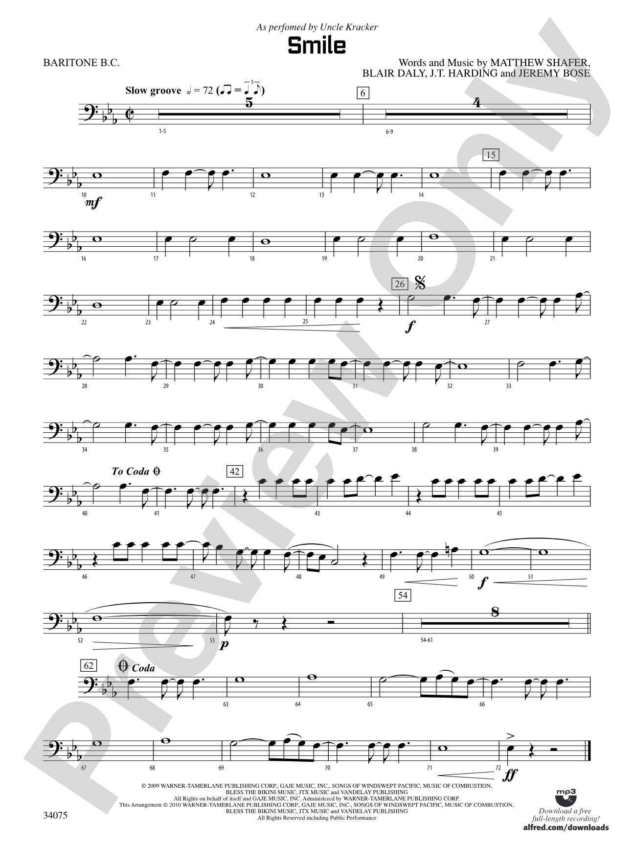 Smile: Baritone B.C.