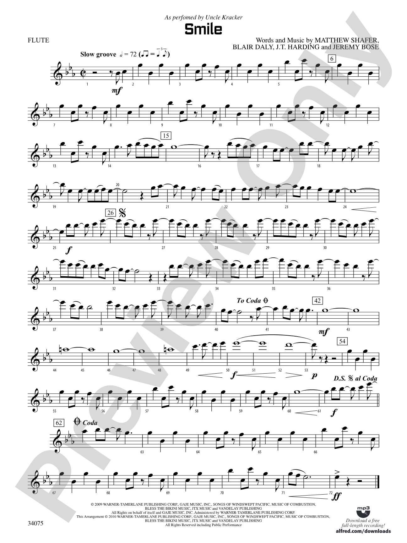 Smile: Flute