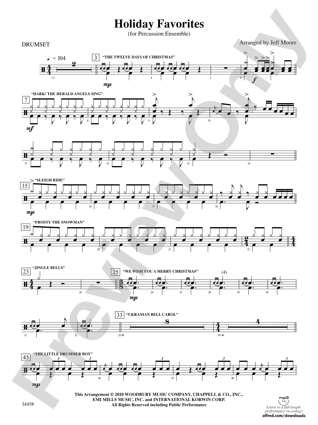 Holiday Favorites: Drums