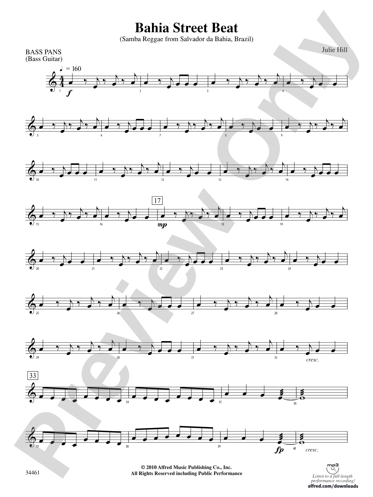 Bahia Street Beat: 3rd Percussion