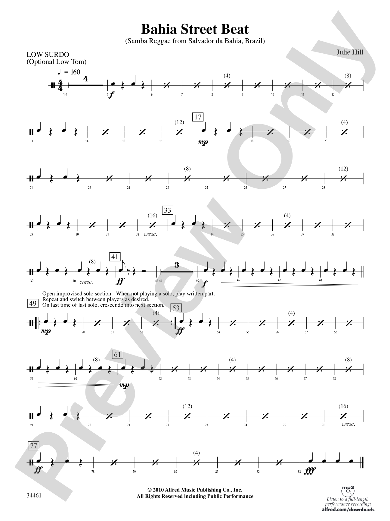 Bahia Street Beat: 5th Percussion