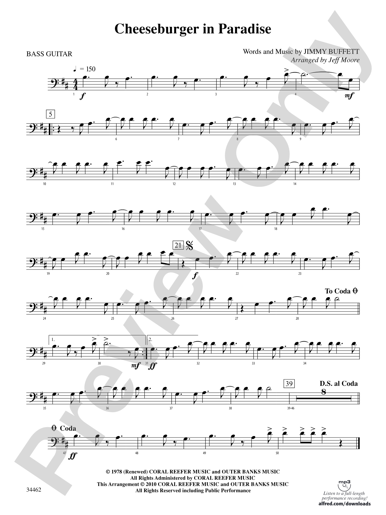 Cheeseburger in Paradise: String Bass