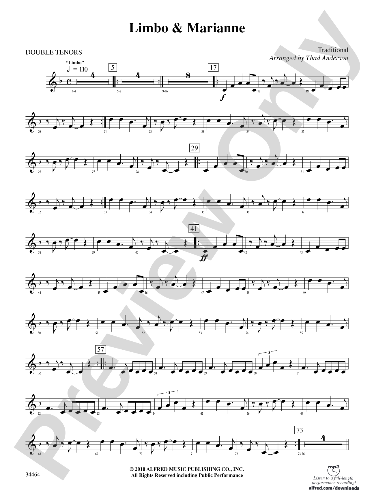 Limbo & Marianne: 2nd Percussion