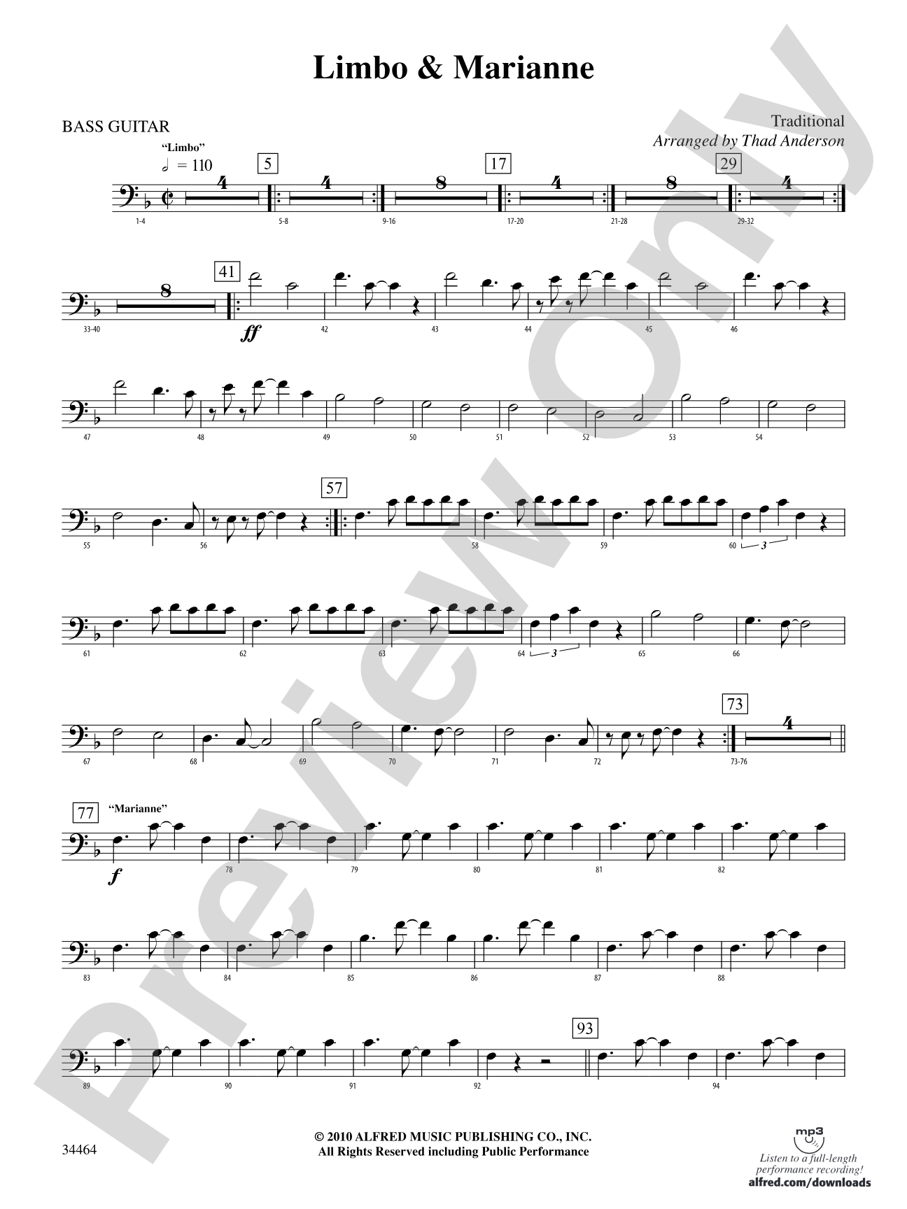 Limbo & Marianne: String Bass