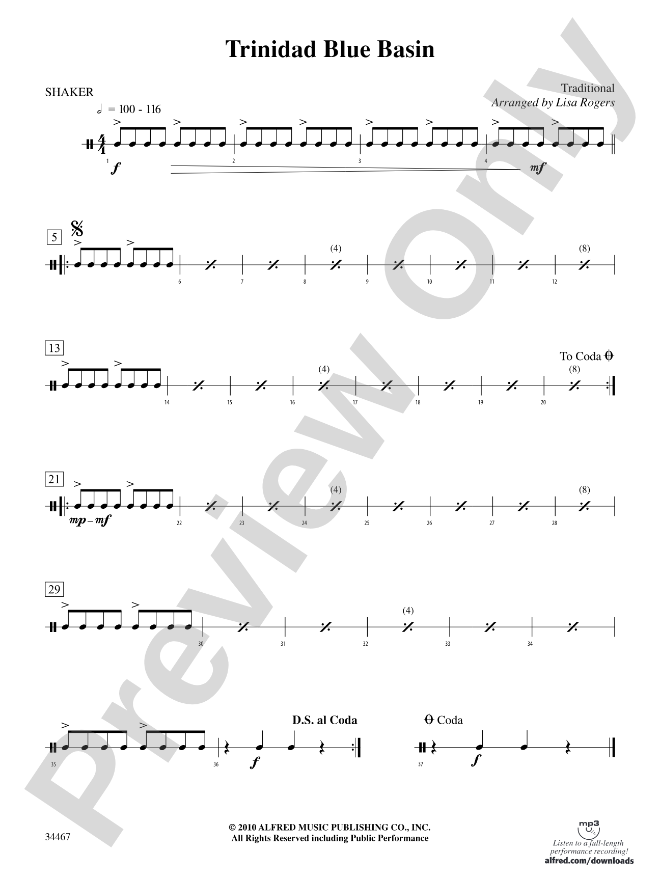 Trinidad Blue Basin: 5th Percussion