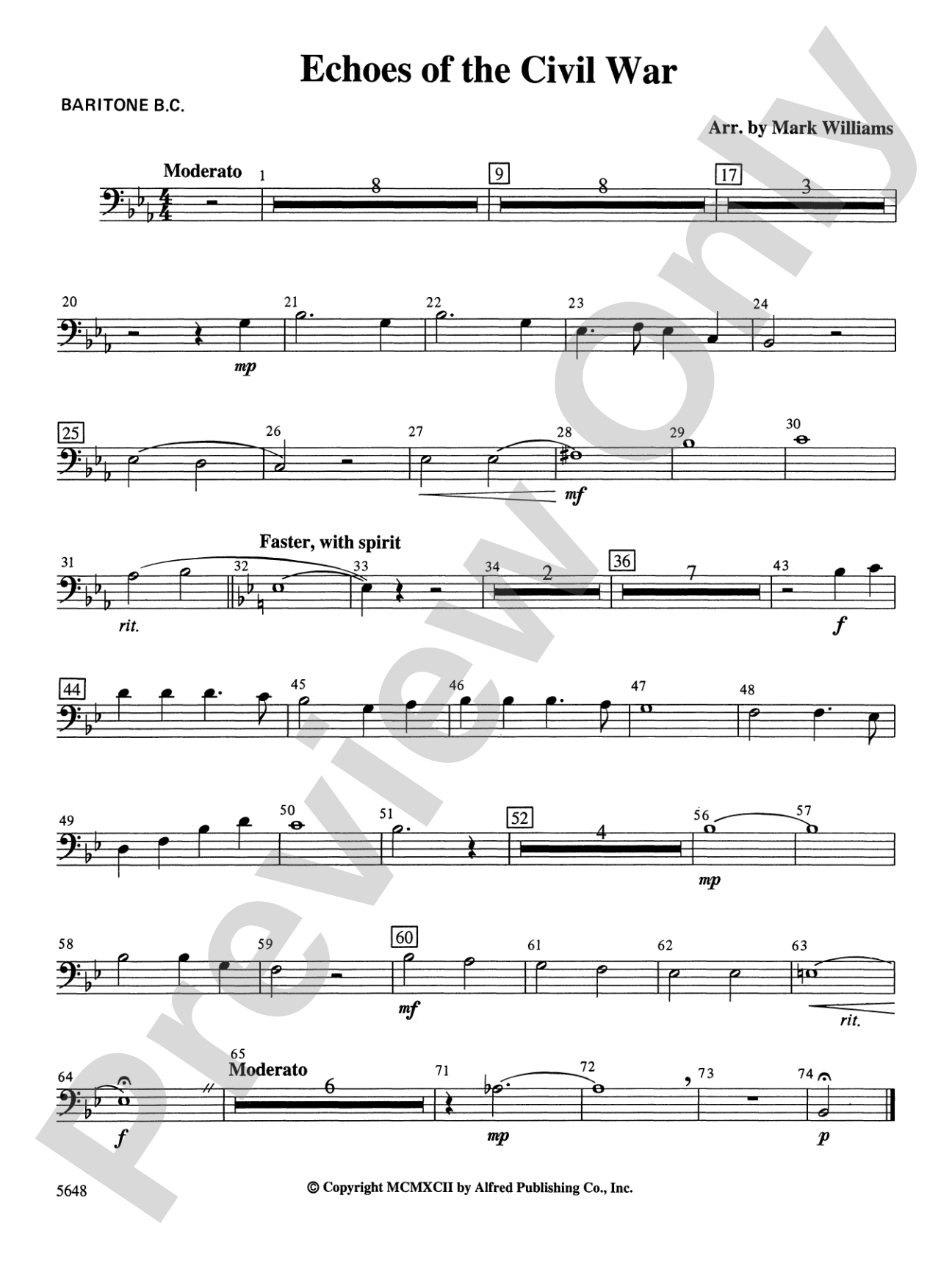 Echoes of the Civil War: Baritone B.C.