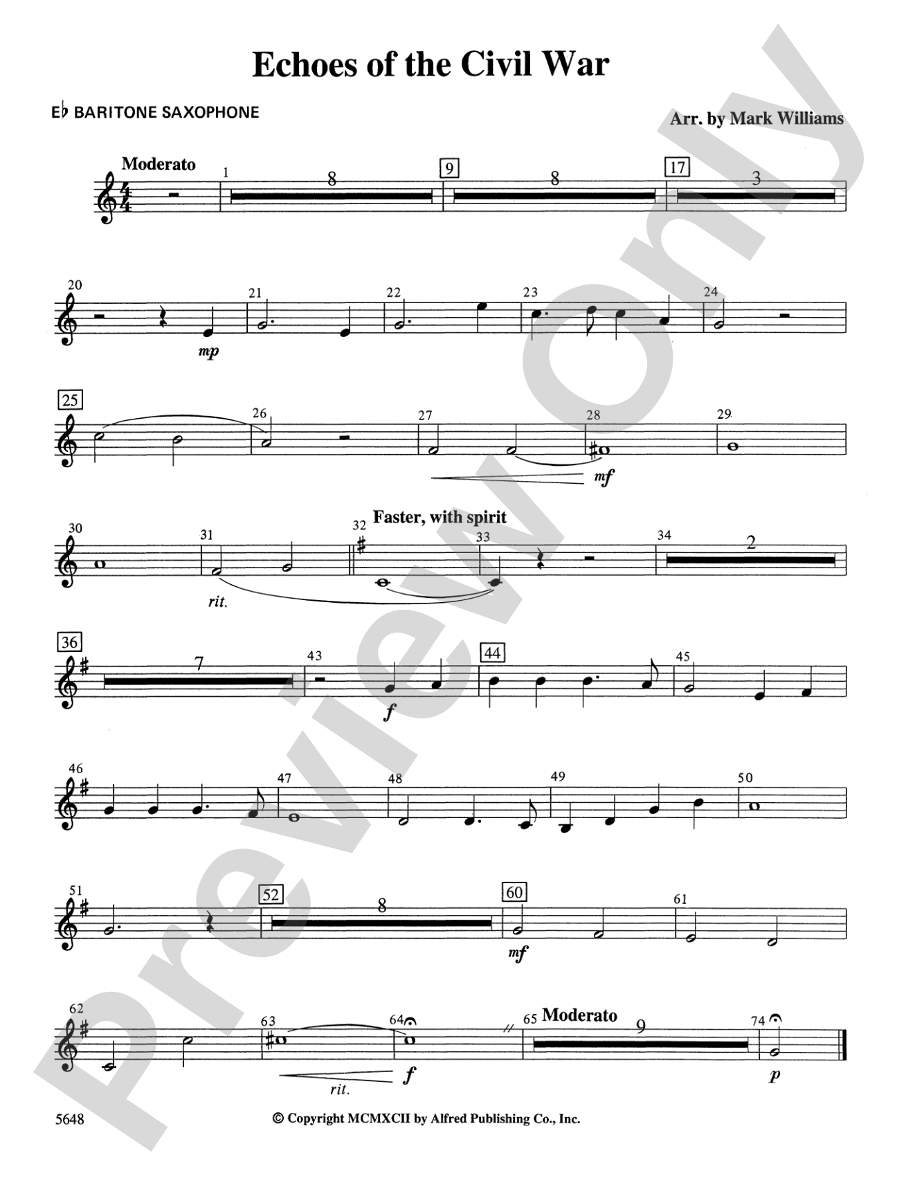 Echoes of the Civil War: E-flat Baritone Saxophone