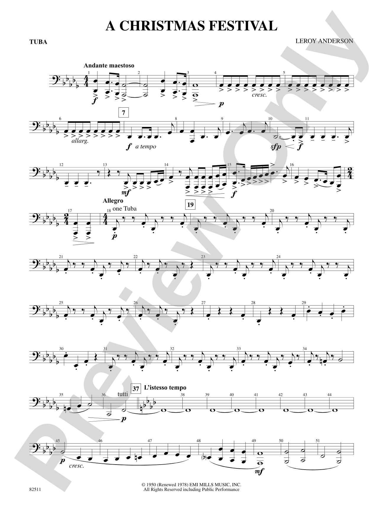 A Christmas Festival: Tuba