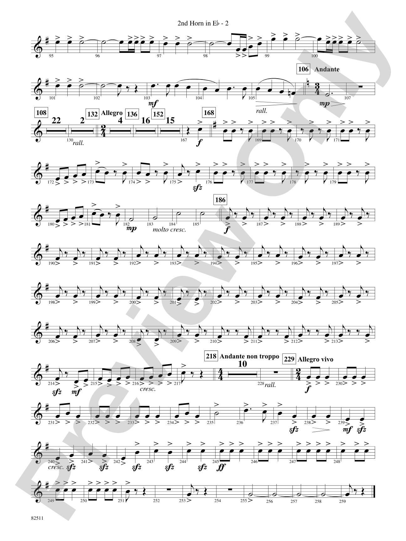 A Christmas Festival: (wp) 2nd Horn in E-flat