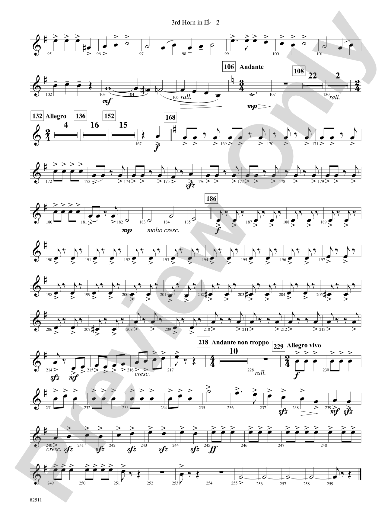 A Christmas Festival: (wp) 3rd Horn in E-flat