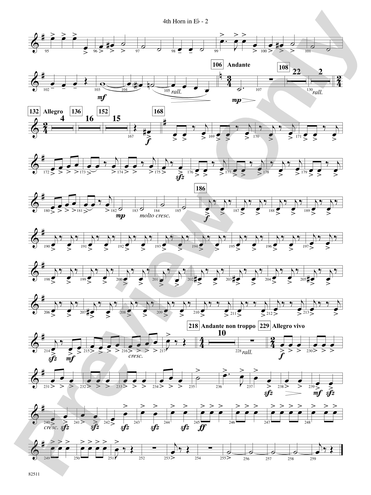 A Christmas Festival: (wp) 4th Horn in E-flat