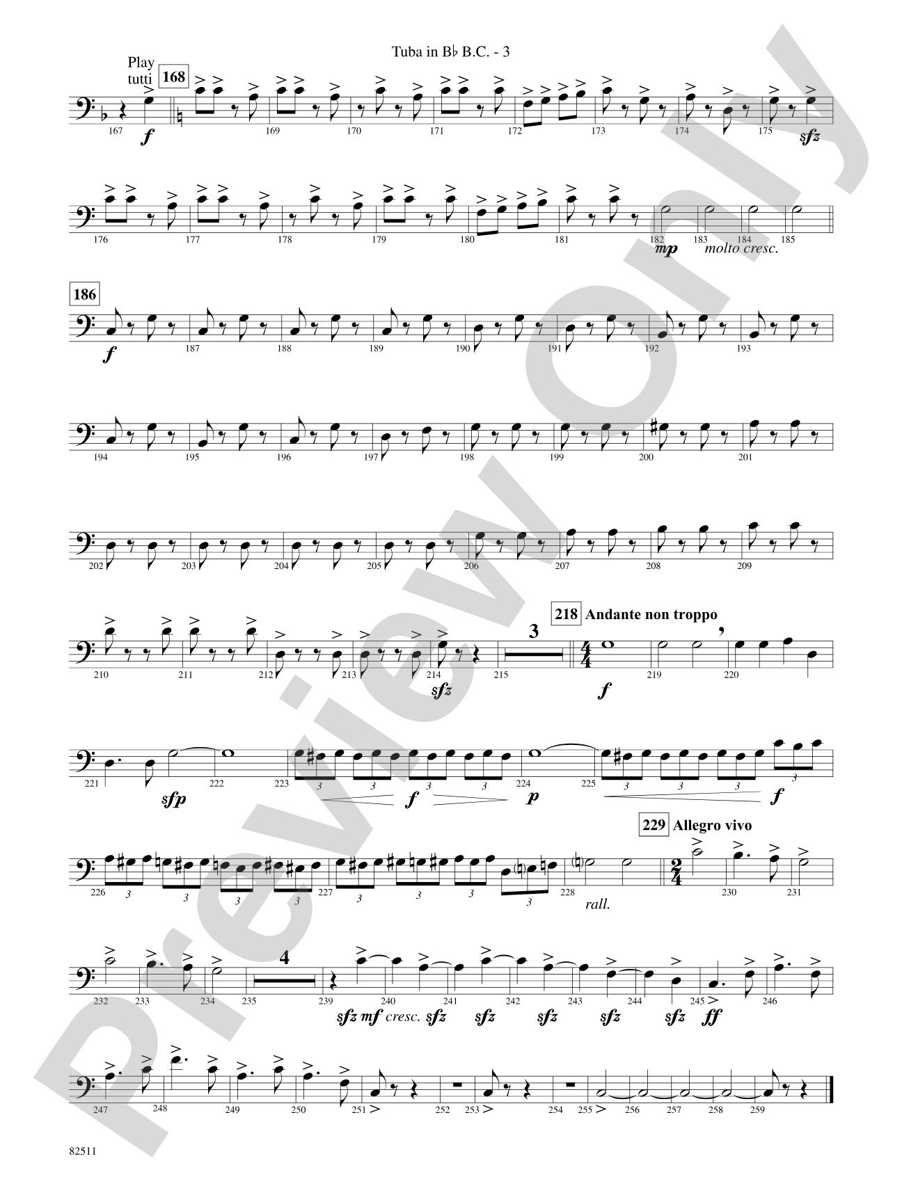 A Christmas Festival: (wp) B-flat Tuba B.C.