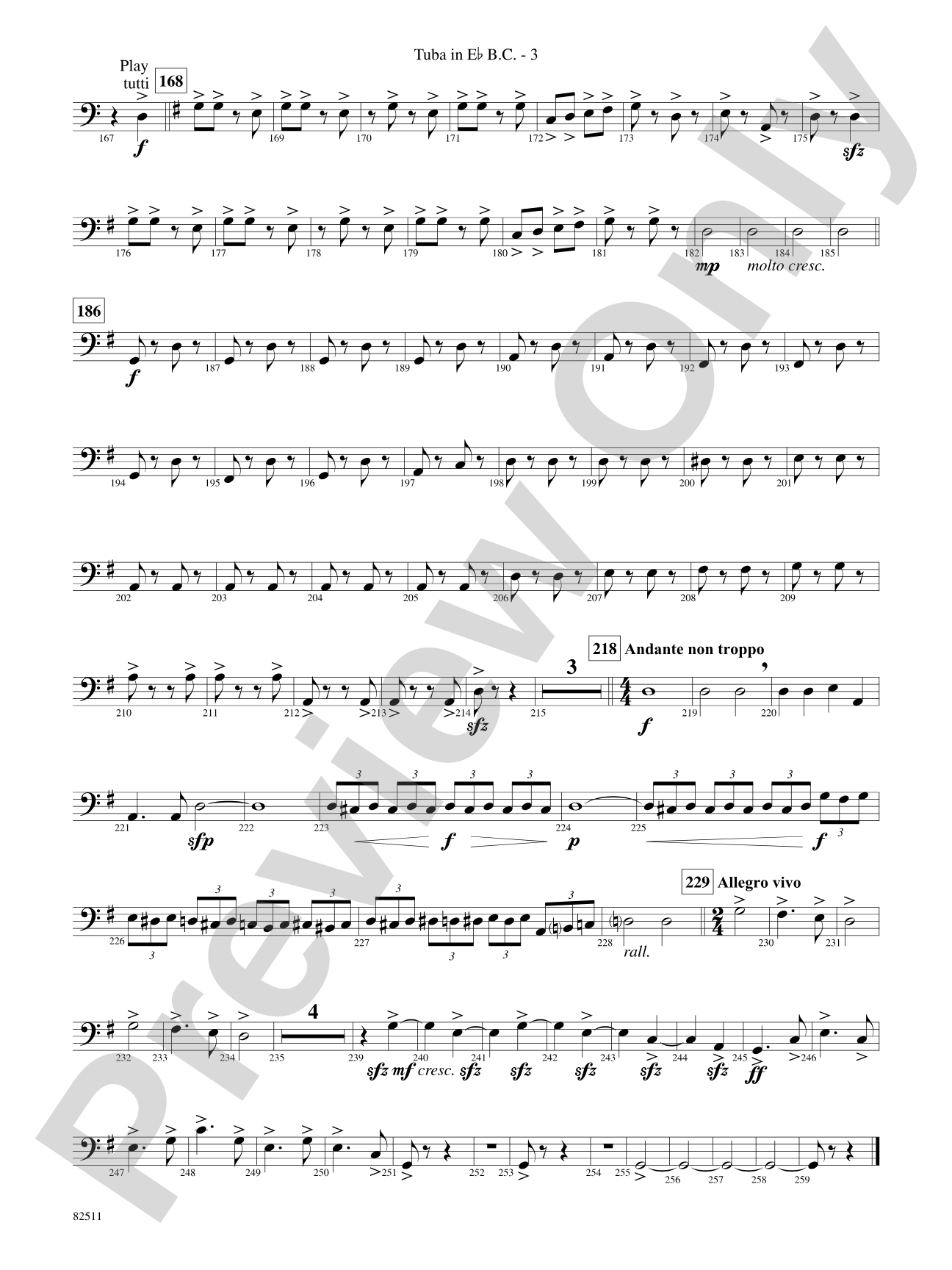 A Christmas Festival: (wp) E-flat Tuba B.C.