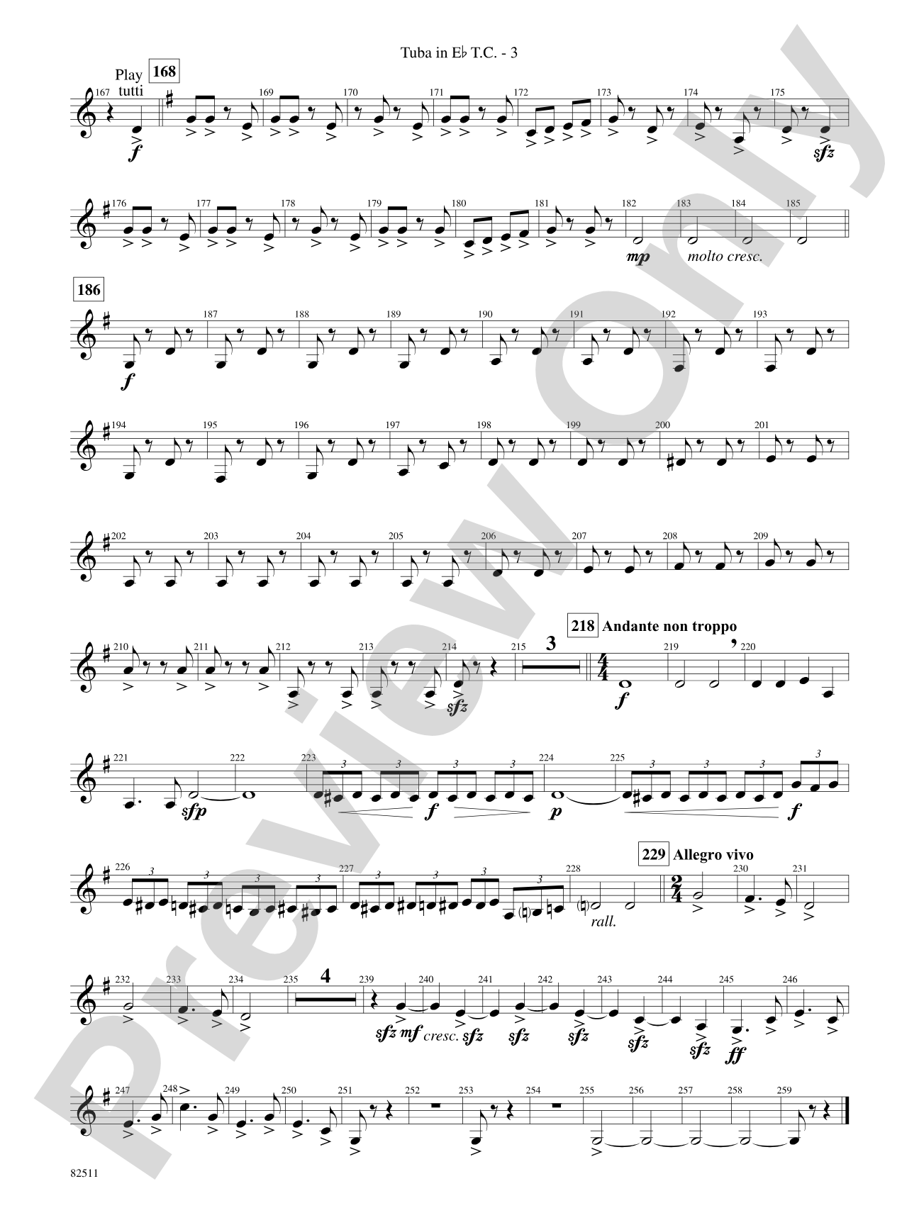 A Christmas Festival: (wp) E-flat Tuba T.C.