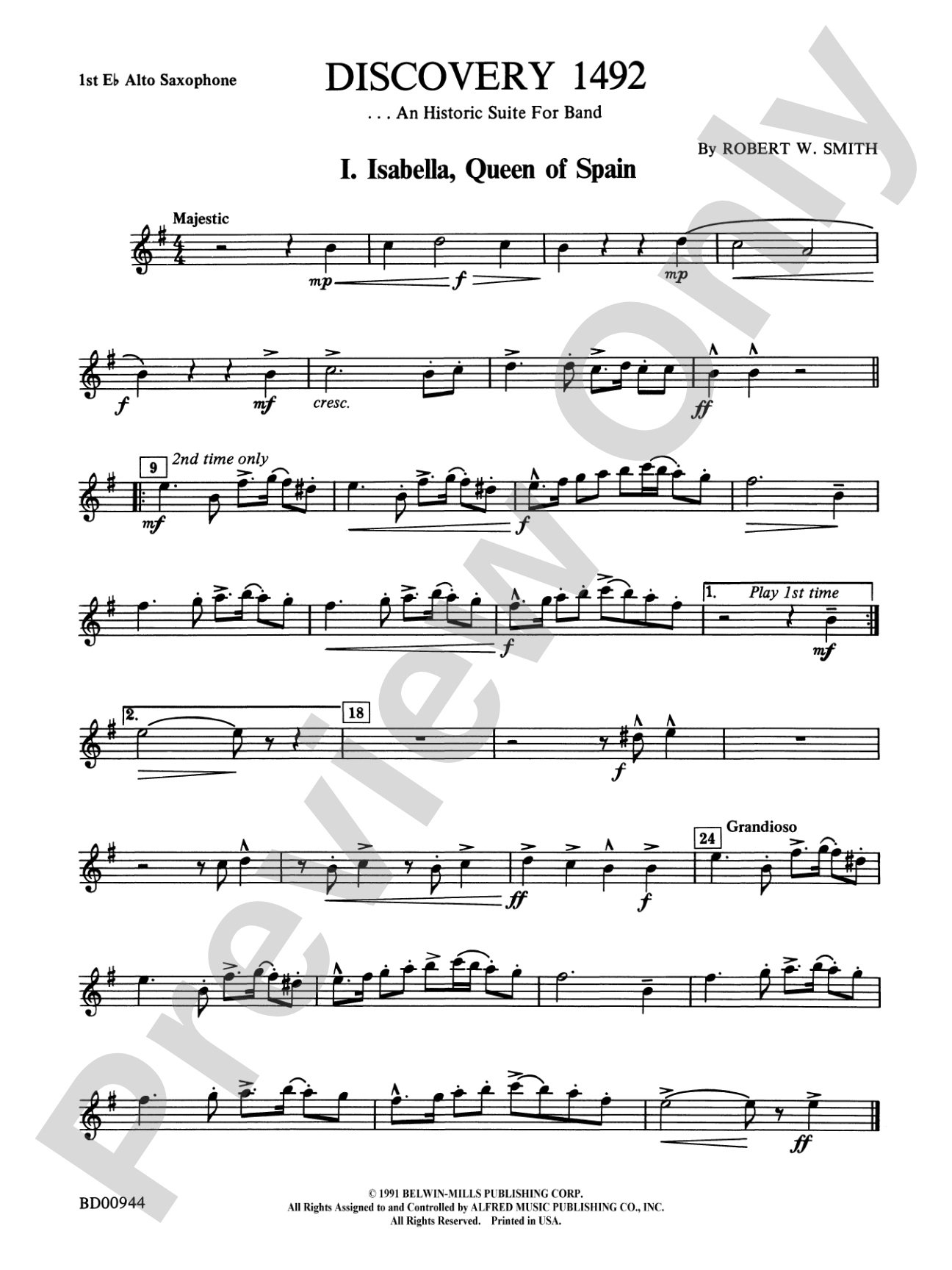 Discovery 1492: E-flat Alto Saxophone