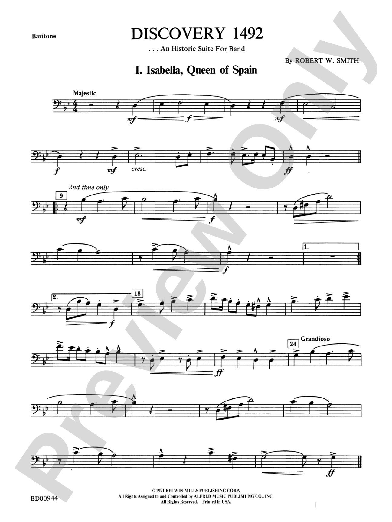 Discovery 1492: Baritone B.C.