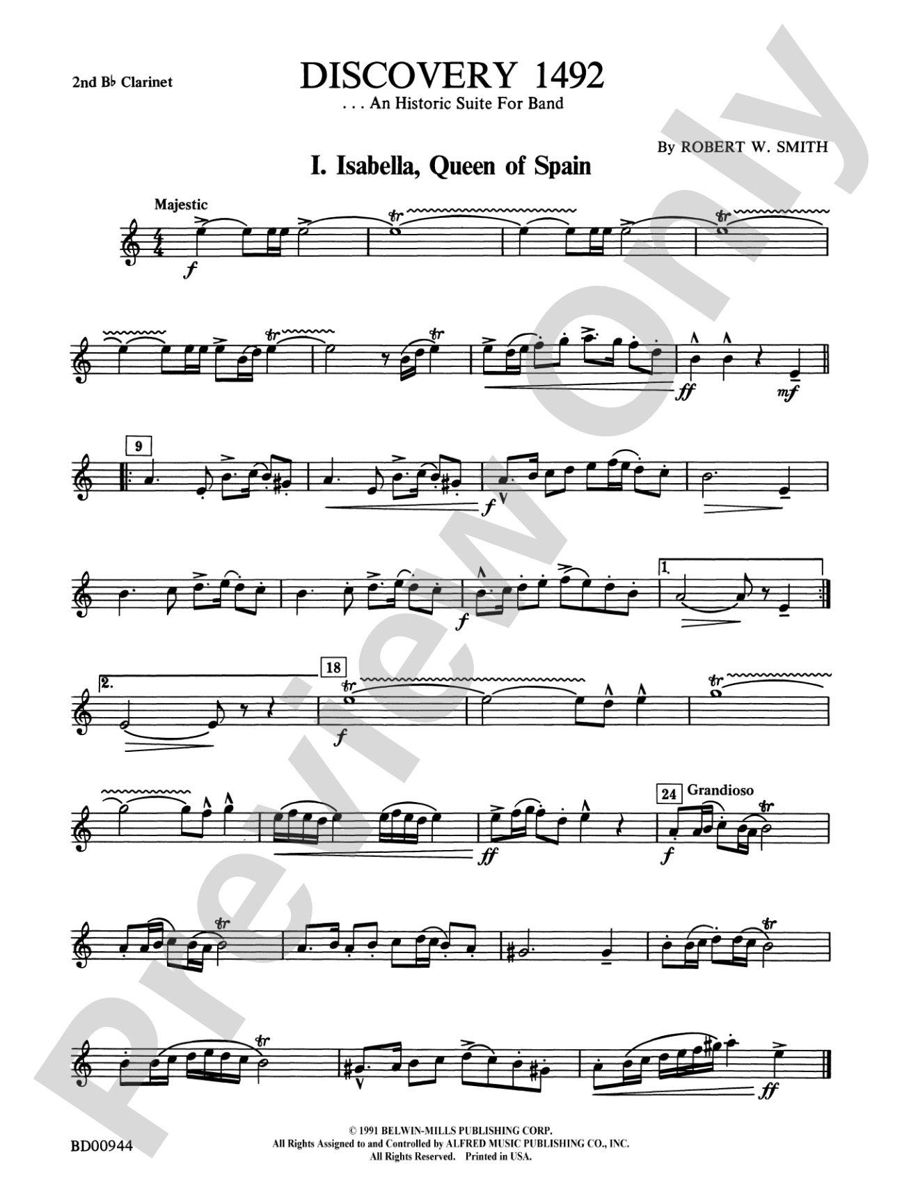 Discovery 1492: 2nd B-flat Clarinet