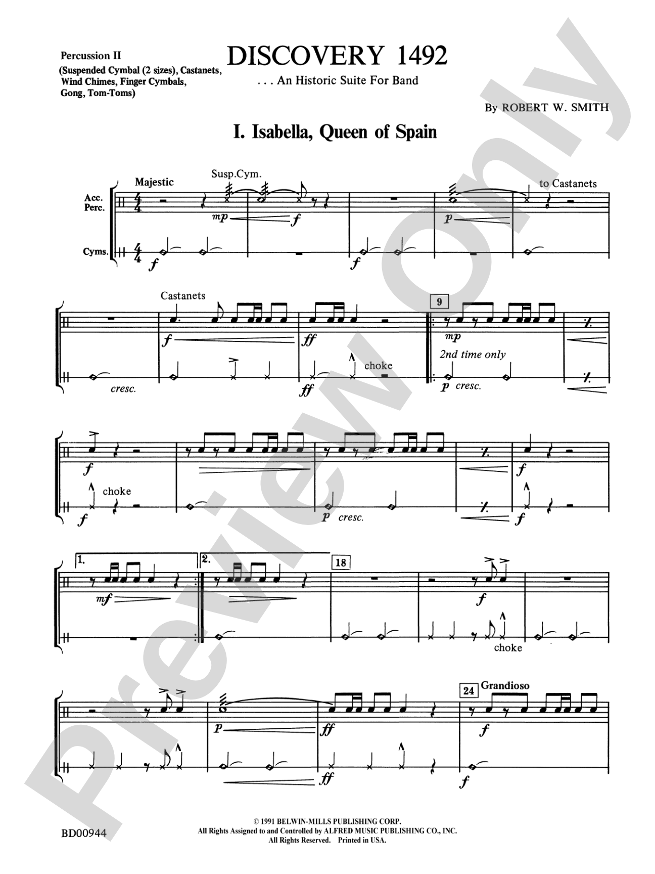 Discovery 1492: 2nd Percussion